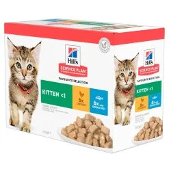 Hill‘s Soldes Magasin 34 Hill's Hill’s Kitten Classic Selection Multipack Poulet 12x85g