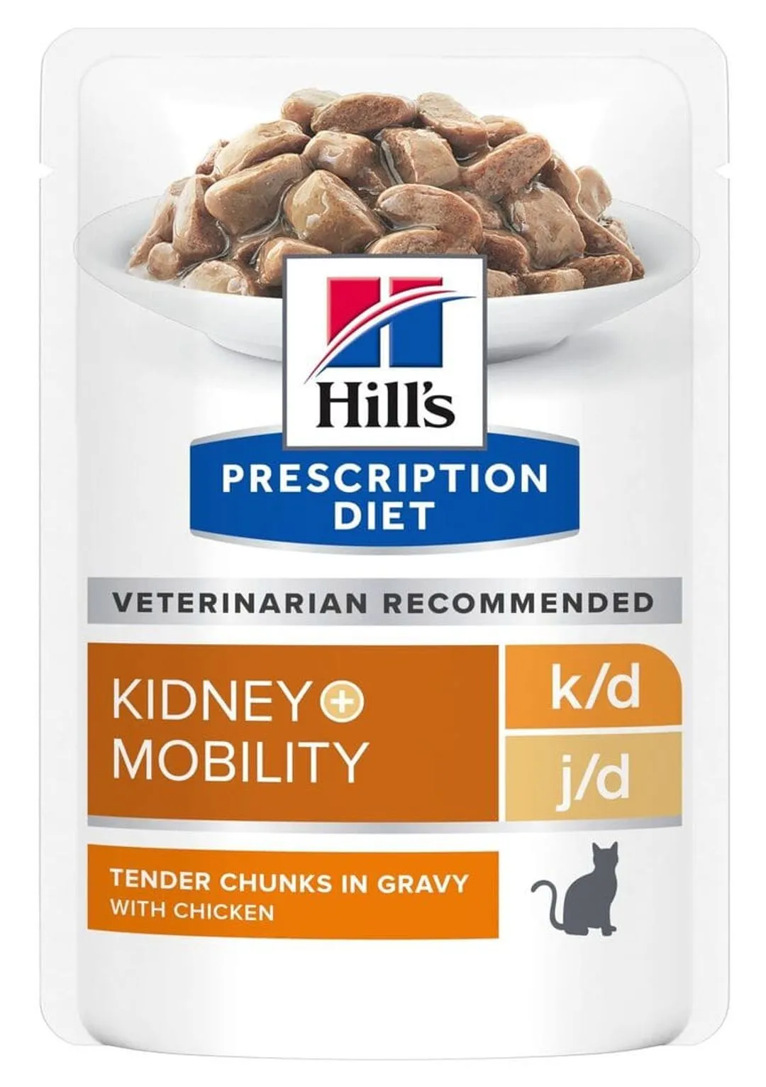 Hill's Prescription Diet Chat K/d J/d Kidney+Mobility Sachet Poulet 1 Hill's Prescription Diet Chat K/d J/d Kidney+Mobility Sachet Poulet