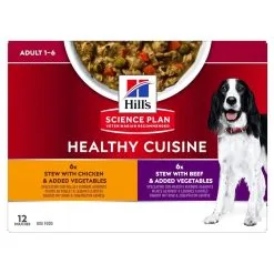 Hill's Hill’s Science Plan Chien Adult Mijotés Healthy Cuisine Poulet Bœuf