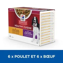 Hill's Hill’s Science Plan Chien Adult Mijotés Healthy Cuisine Poulet Bœuf -Hill‘s Soldes Magasin 1654590211860 full