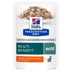 Hill's Prescription Diet Chat W/d Multi Benefit Sachet Poulet