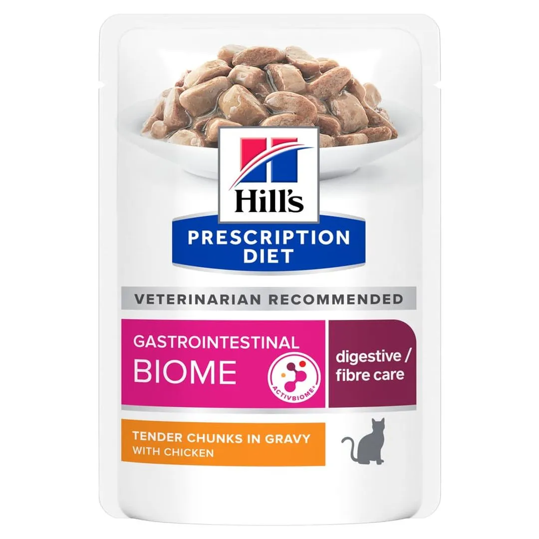 Hill's Prescription Diet Chat Gastrointestinal Biome Sachet Poulet 1 Hill's Prescription Diet Chat Gastrointestinal Biome Sachet Poulet