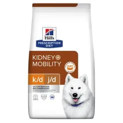 Hill's Prescription Diet K/D J/D Kidney + Mobility Croquettes Pour Chien Au Poulet - 12Kg