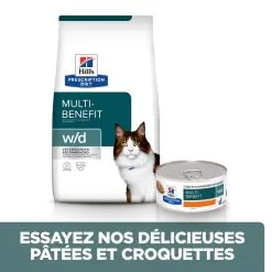 Hill's Prescription Diet W/D Multi Benefit Croquettes Pour Chat Au Poulet - 3Kg -Hill‘s Soldes Magasin 52742042251 5 FR