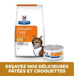 Hill's Prescription Diet S/D Urinary Croquettes Pour Chat Au Poulet - 3Kg -Hill‘s Soldes Magasin 52742042473 5 FR