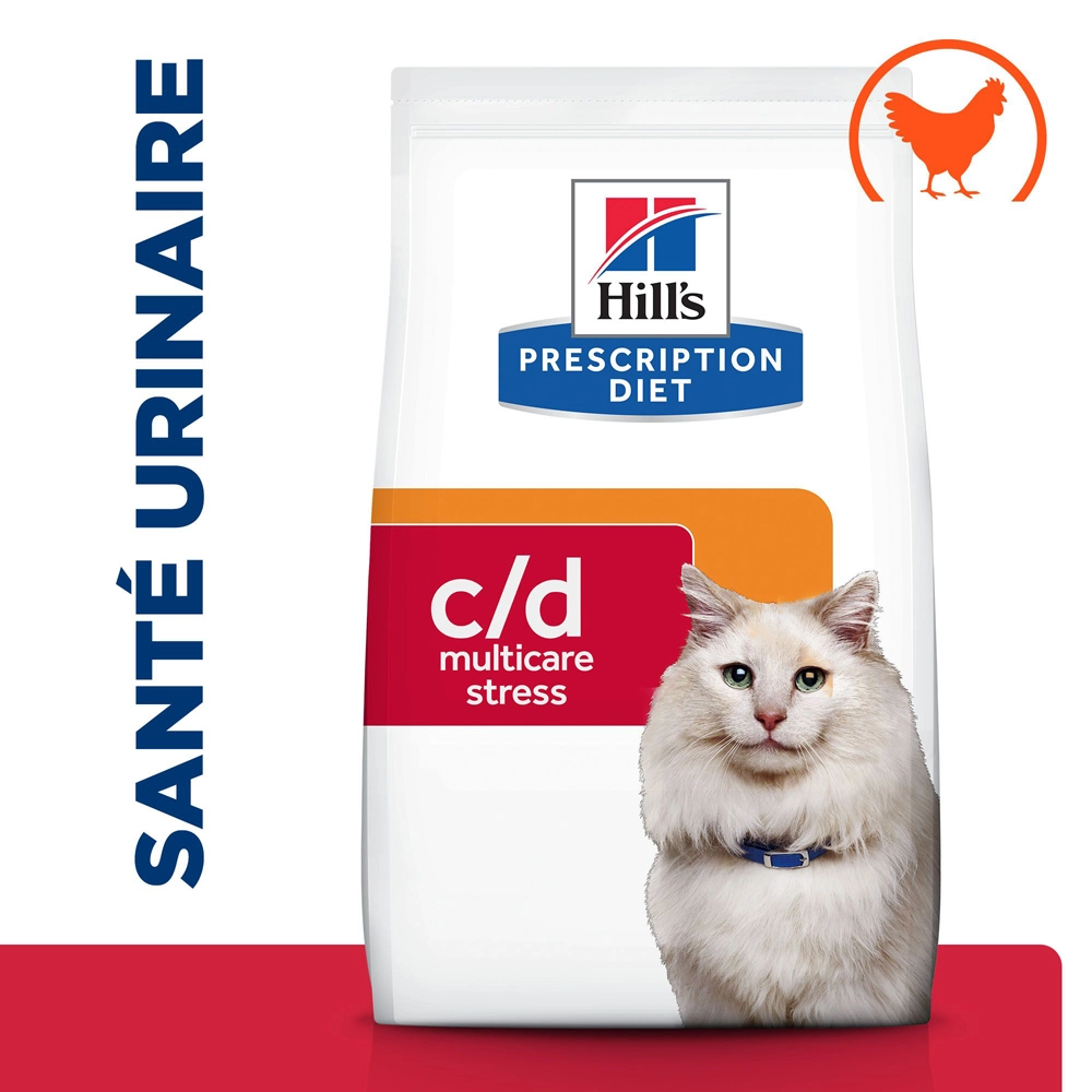 Hill's Prescription Diet C/D Urinary Stress Croquettes Pour Chat Au Poulet - 1.5Kg 2 Hill's Prescription Diet C/D Urinary Stress Croquettes Pour Chat Au Poulet - 1.5Kg – Image 2