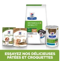 Hill's Prescription Diet J/D Metabolic + Mobility Mini Croquettes Pour Petit Chien Au Poulet - 1Kg -Hill‘s Soldes Magasin 52742045269 5 FR 1