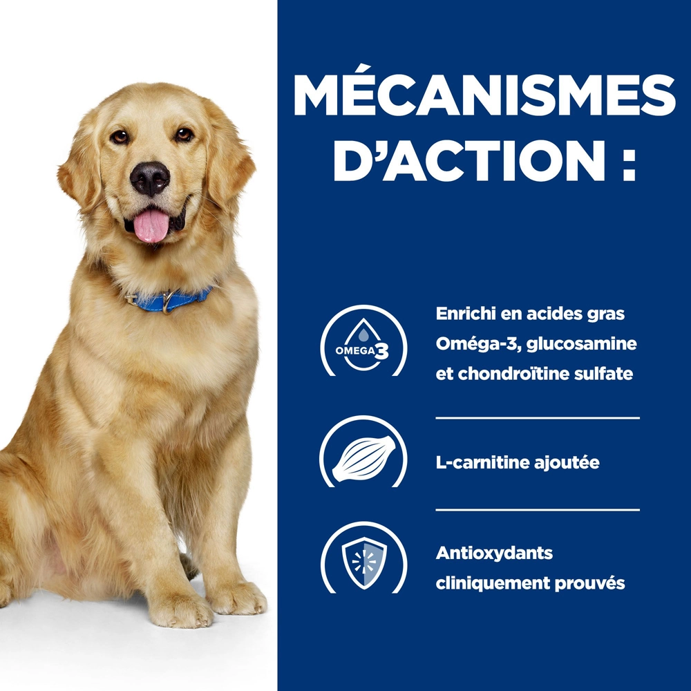 Hill's Prescription Diet J/D Mobility Croquettes Pour Chien Au Poulet - 4Kg 3 Hill's Prescription Diet J/D Mobility Croquettes Pour Chien Au Poulet - 4Kg – Image 3