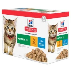 Hill's Hill’s Kitten Classic Selection Multipack Poulet 12x85g -Hill‘s Soldes Magasin 52742211503 1 1 science plan chaton sachet repas pack mixte poulet poisson