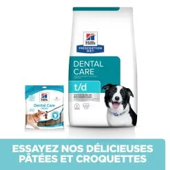 Hill's Presription Diet T/D Dental Care Croquettes Pour Chien Au Poulet - 4 Kg -Hill‘s Soldes Magasin 52742402703 5 FR 1