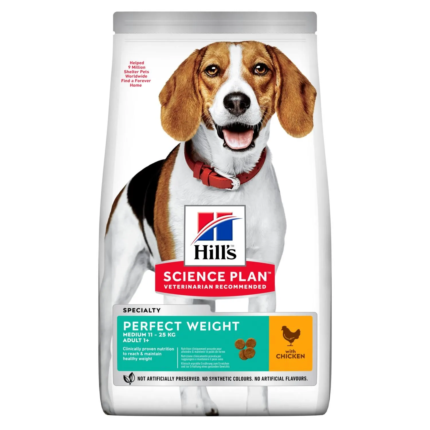 Hill's Adult Perfect Weight Medium With Chicken 12kg 1 Hill's Adult Perfect Weight Medium With Chicken 12kg