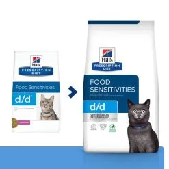 Hill's D/d Food Sensitivities - Prescription Diet - Feline -Hill‘s Soldes Magasin hills dd food sensitivities prescription diet feline 191260 0500 none